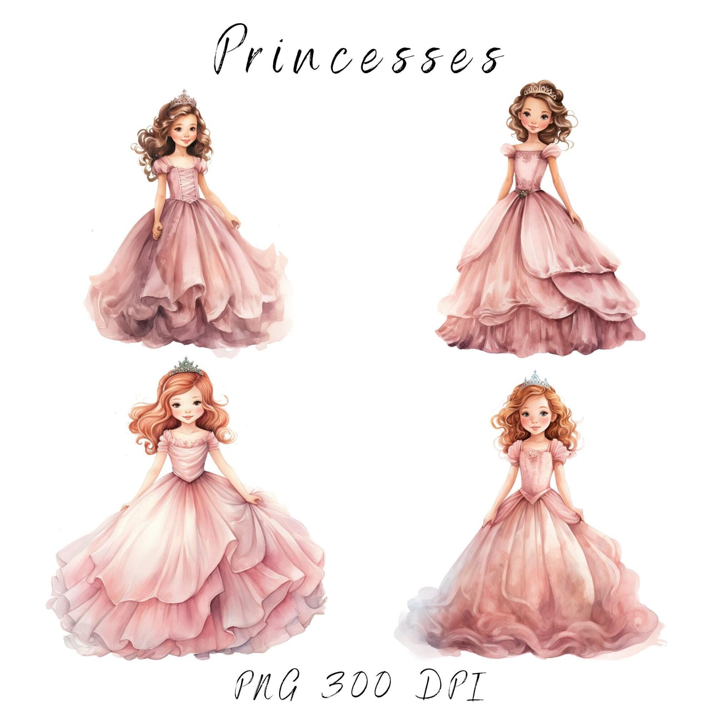 Clipart de princesa de cuento de hadas