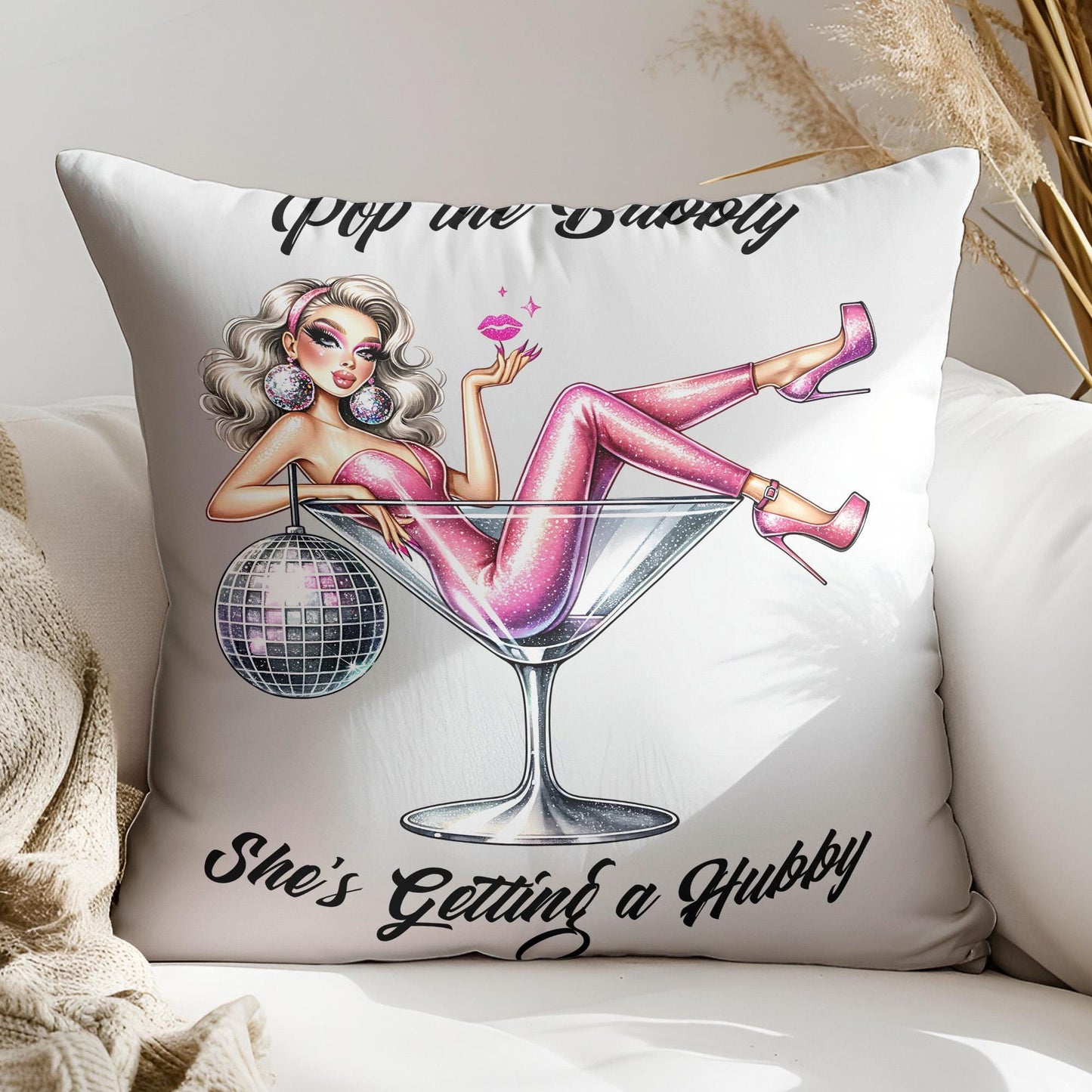 Woman in Martini Glass PNG
