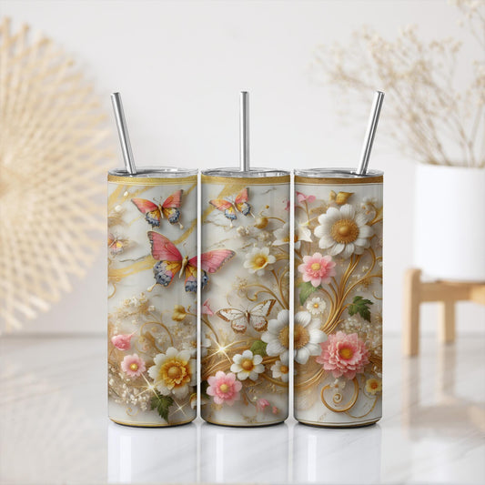 a set of three tumbles sitting on top of a table