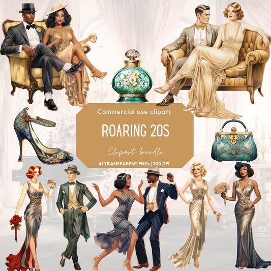 Roaring 20s Clipart