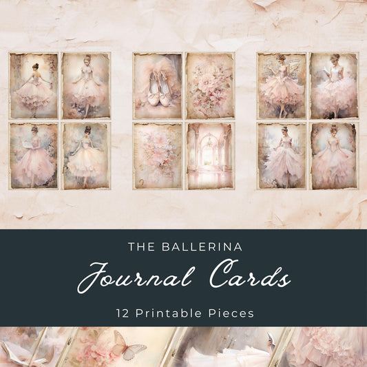 The Ballerina Junk Journal Cards