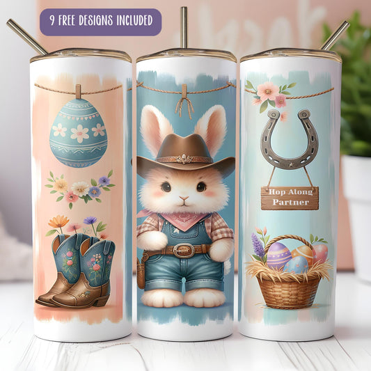Western Easter 20oz Tumbler Wrap