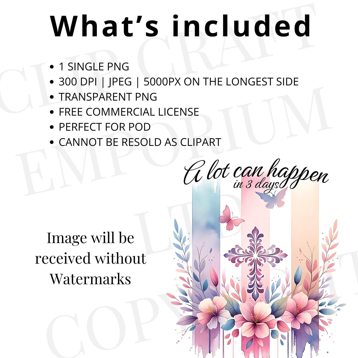 A Lot Can Happen in 3 Days Bow Girl PNG