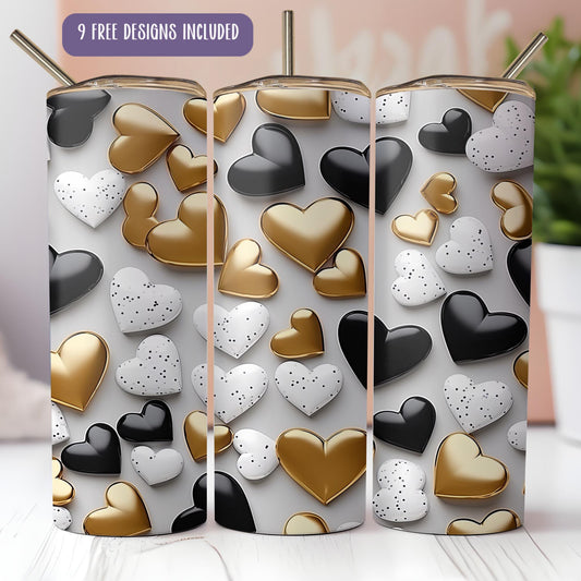 a couple of metal containers sitting on top of a table