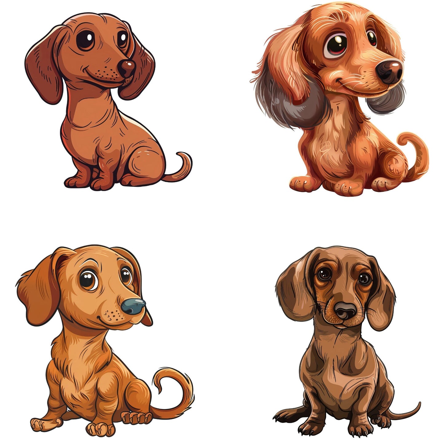 Dachshund Dog Clipart
