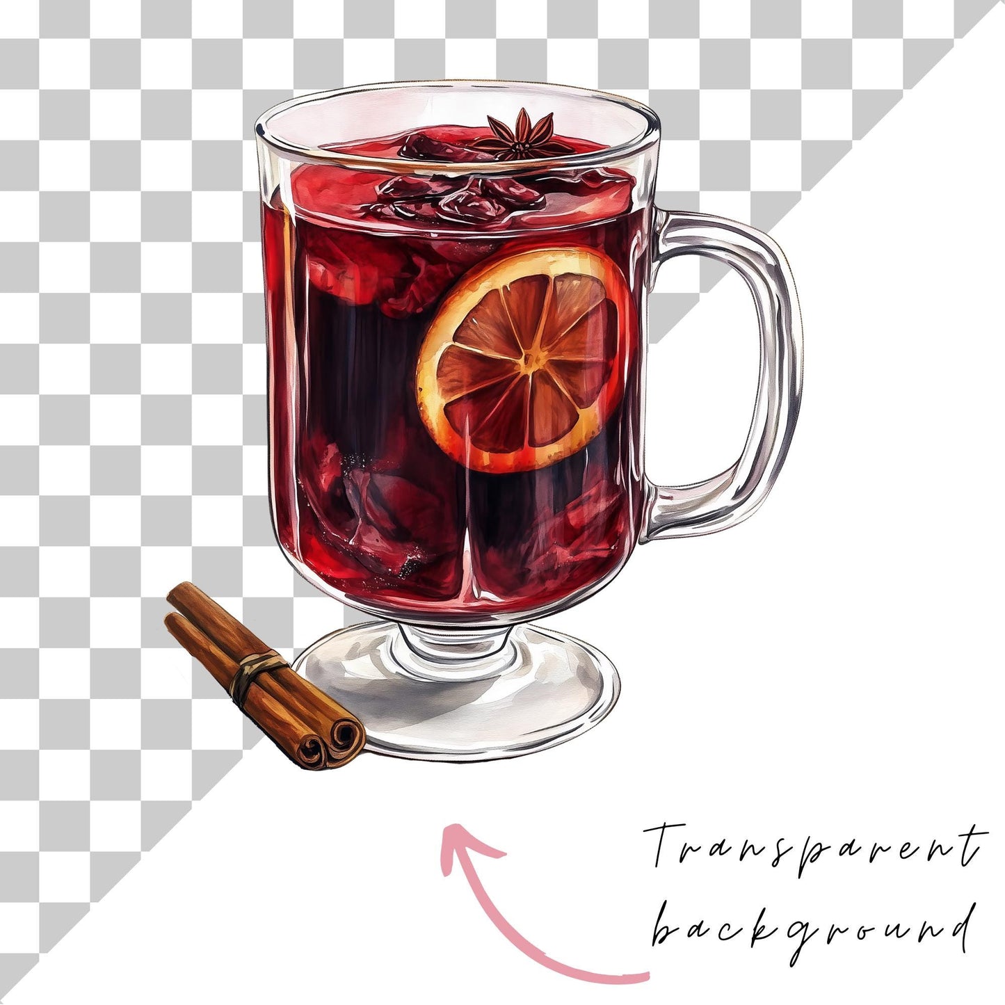 Mulled Wine Clipart Single