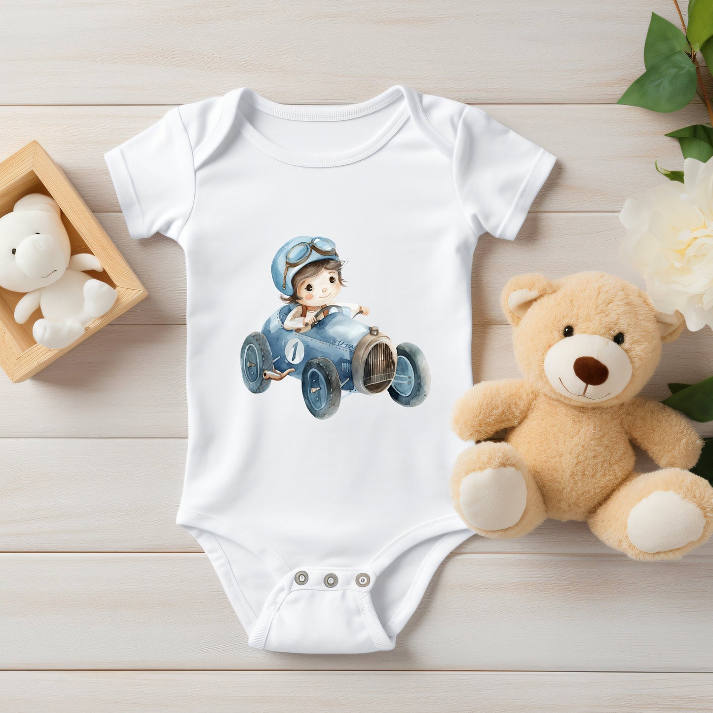 El piloto de carreras Clipart