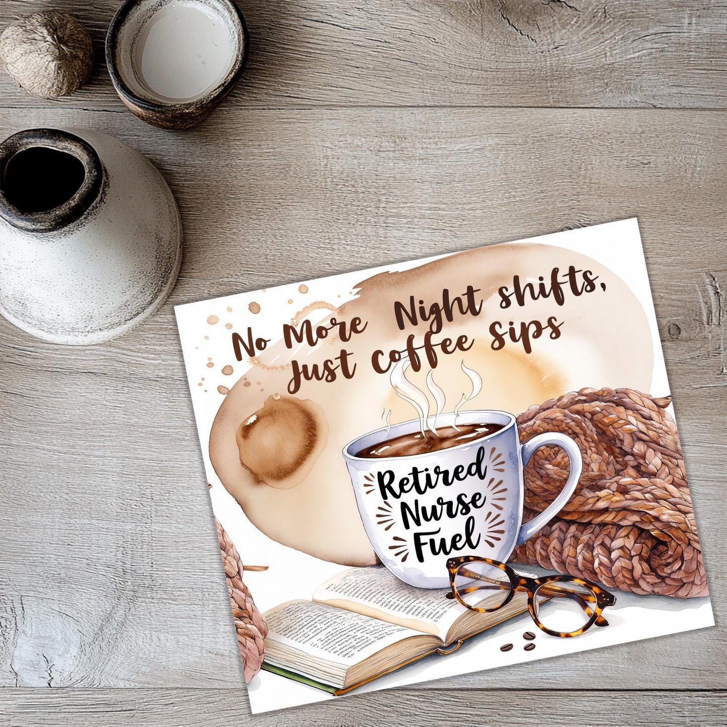 a picture of a coffee cup with a book