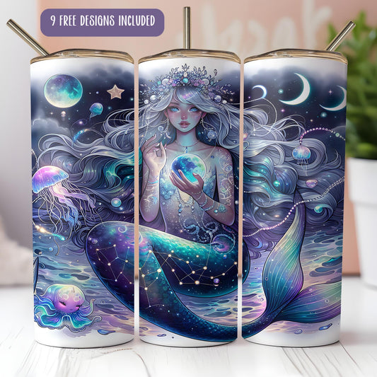a picture of a mermaid with a star in her hand