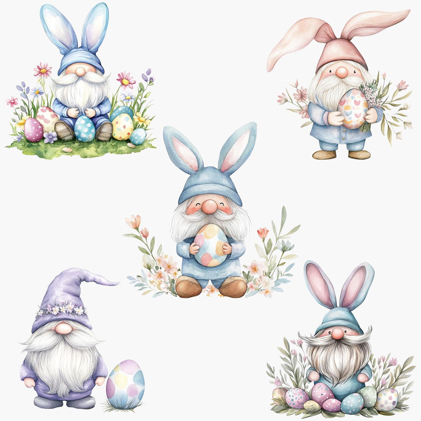 Easter Gnome Clipart