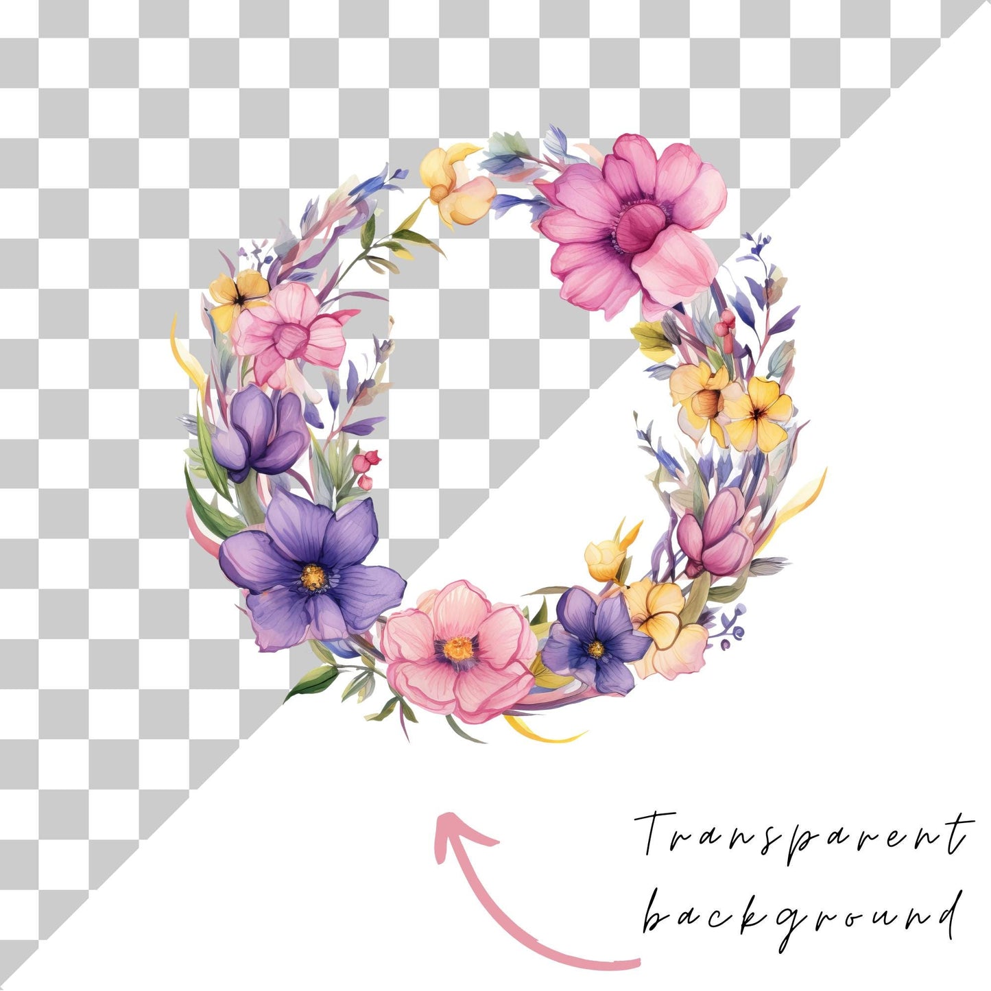 Regency Florals Clipart