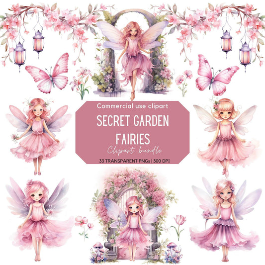 Pink Fairy Clipart