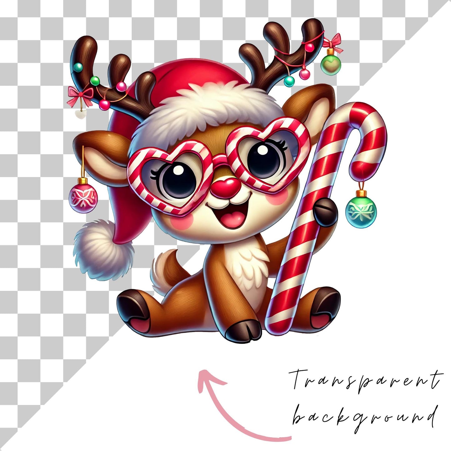Quirky Reindeer clipart
