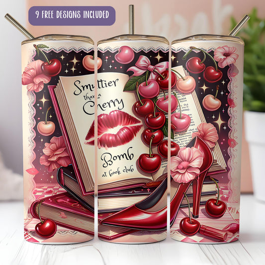 a couple of books with lipstick on them