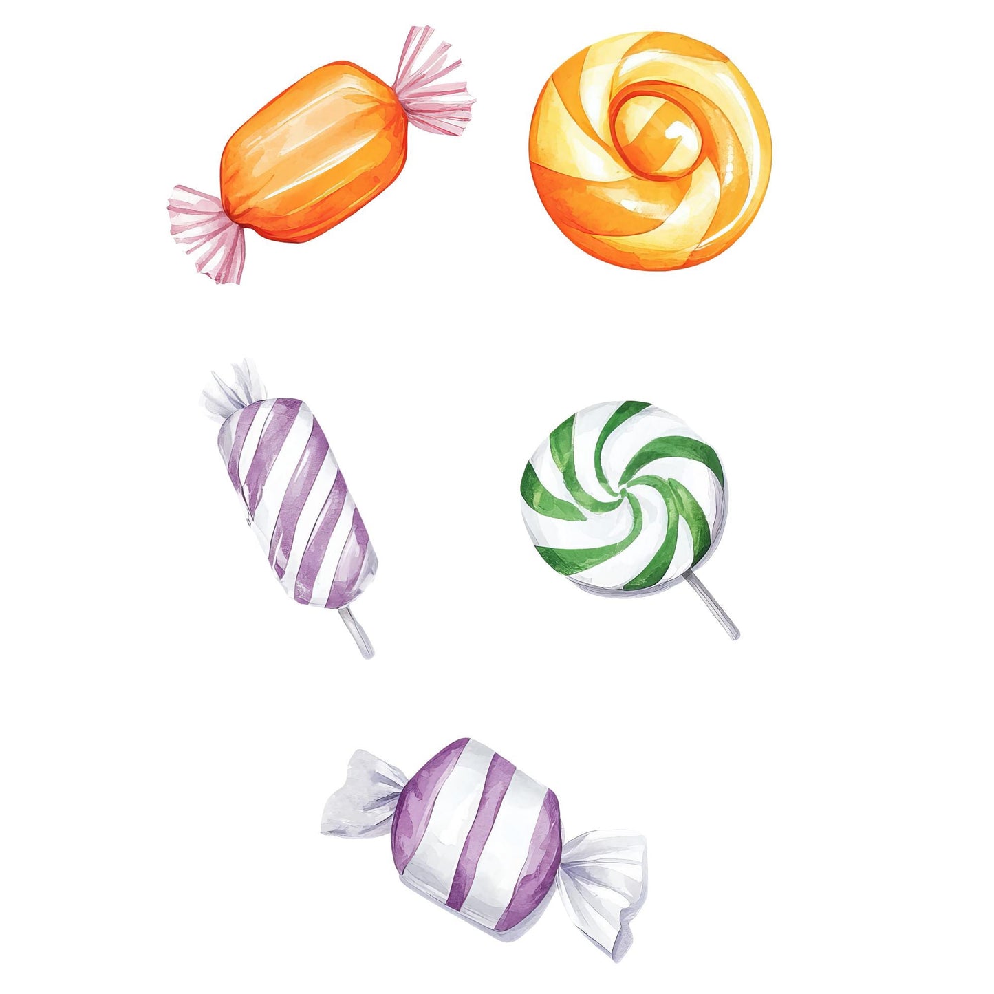 Clipart de dulces de Halloween
