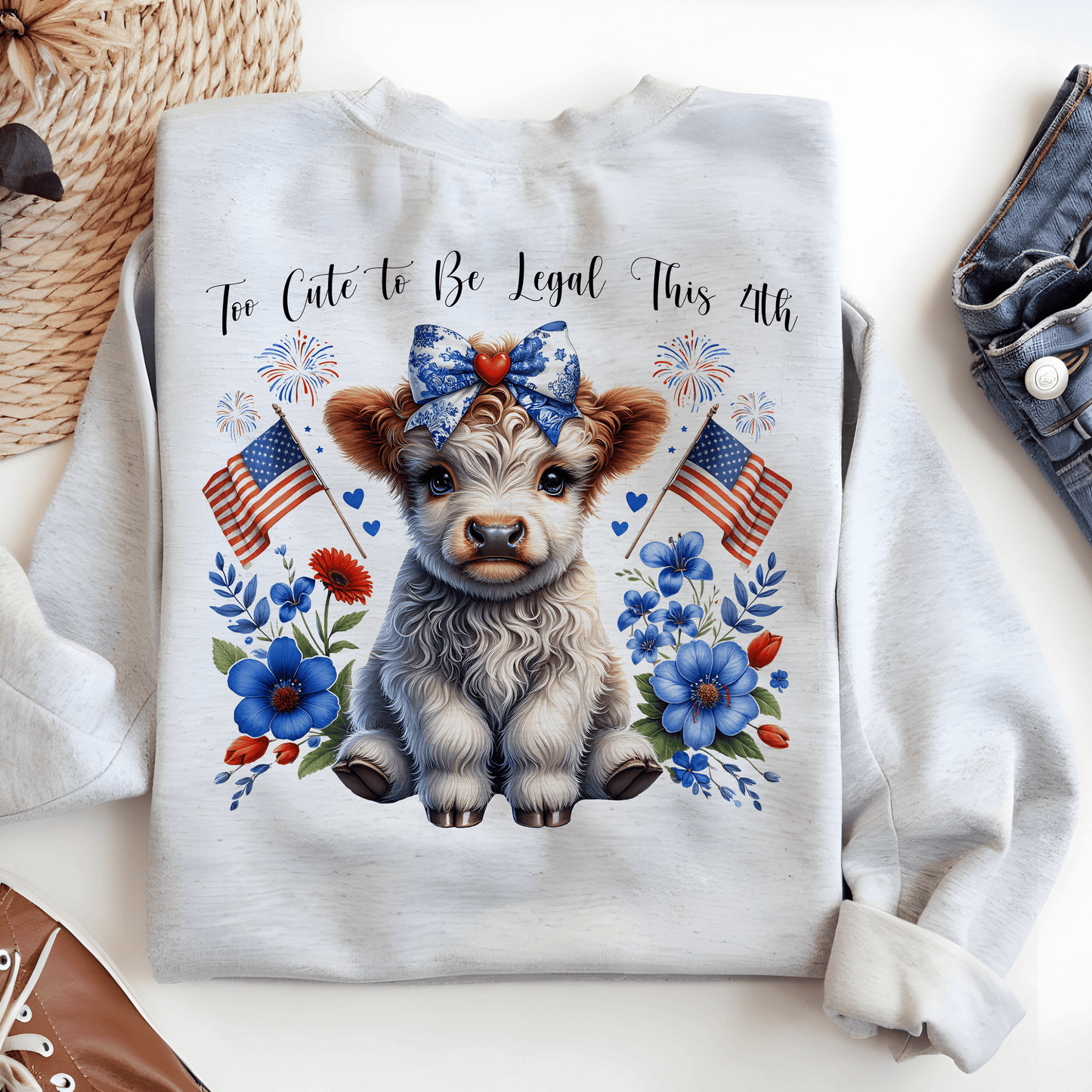 a white shirt with a picture of a dog on it