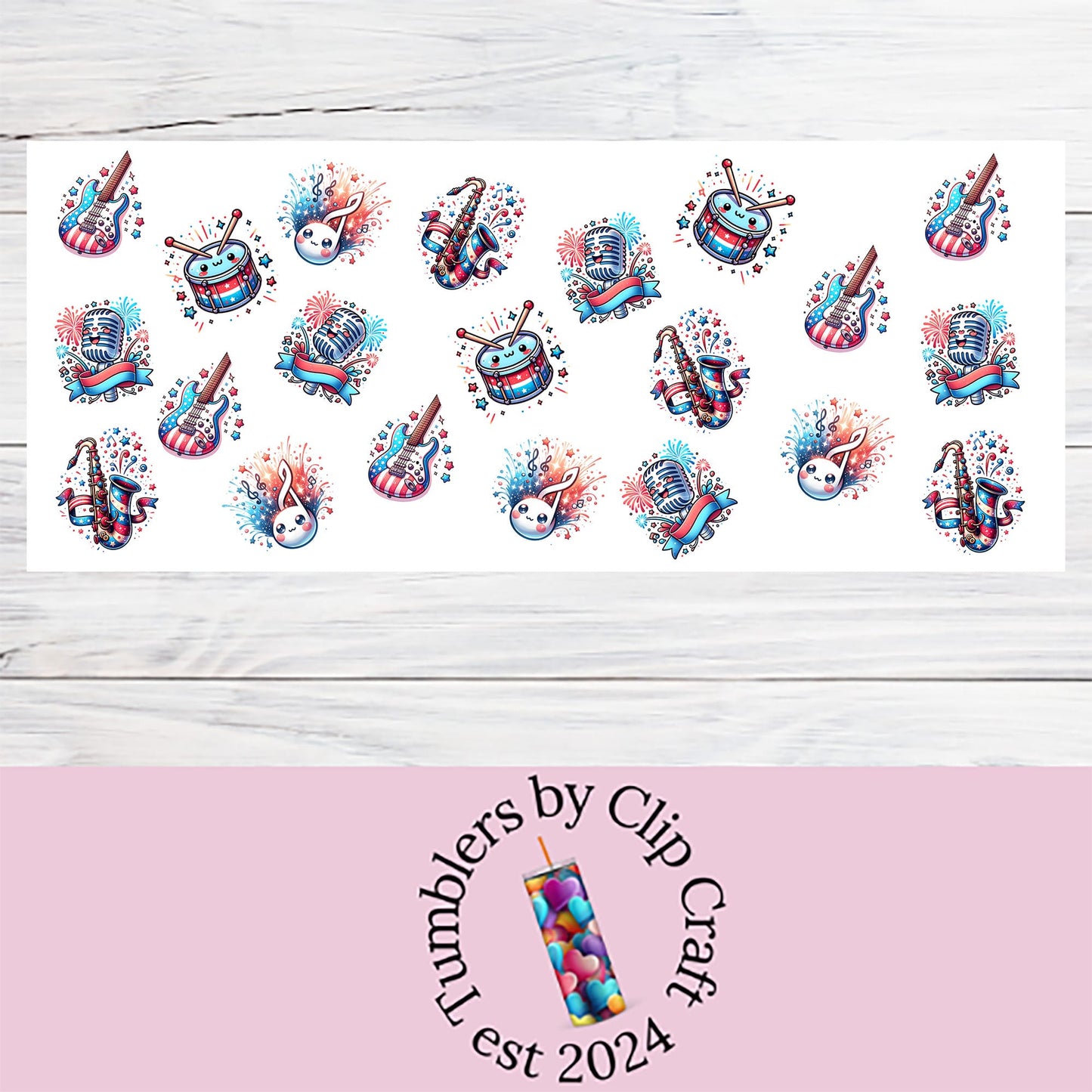 a sticker with a picture of a cake on it