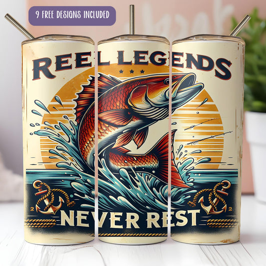 three cans of beer with a fish on them
