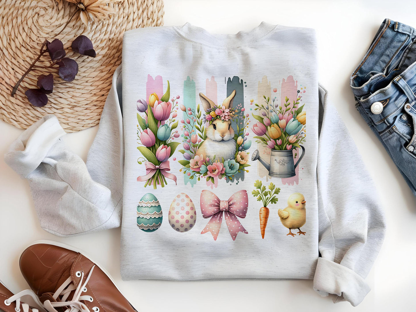 Linda pincelada de Pascua PNG