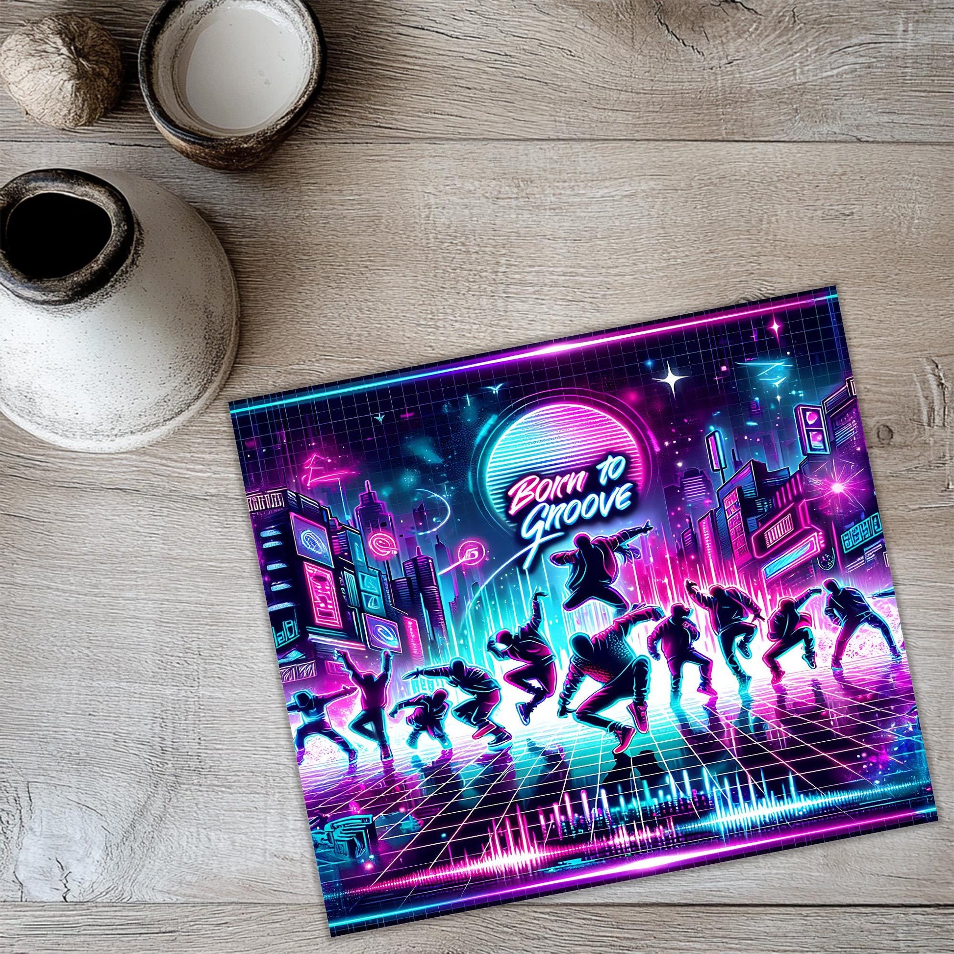 a picture of some people dancing on a floor