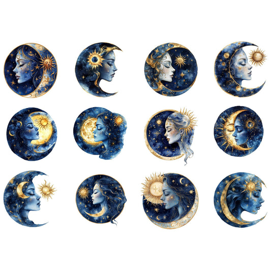Mystical Moon Clipart
