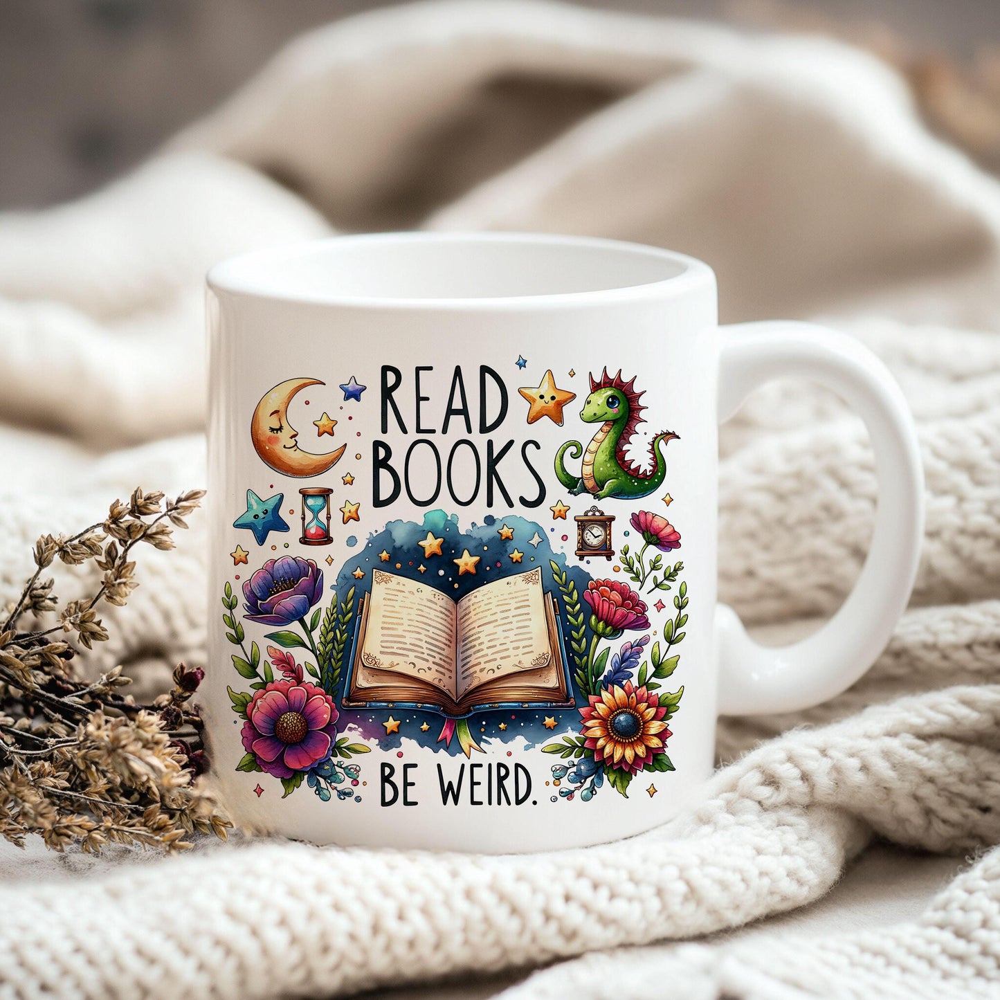 Read Books Be Kind Stay Weird PNG Shirt Design