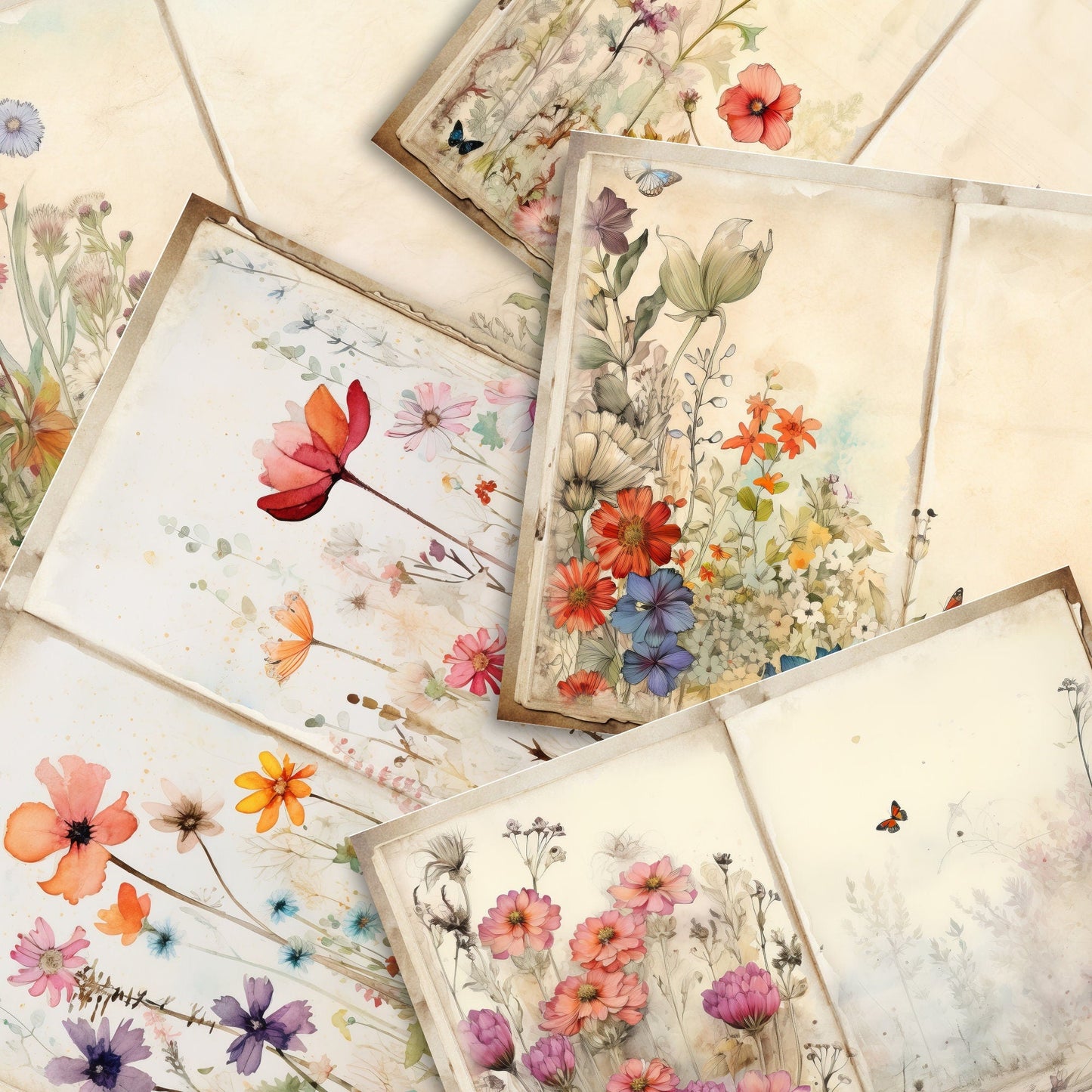 Páginas del diario basura Wildflower Vol. 3