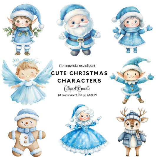 Cute Christmas Character Clipart