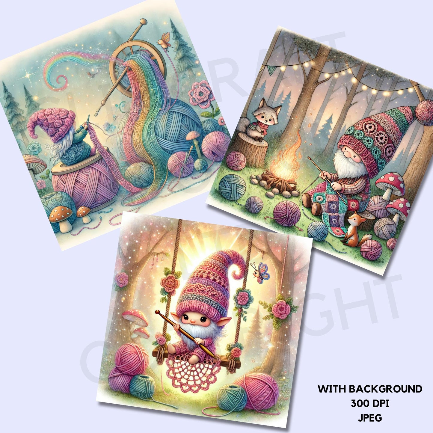 Crochet Gnome JPEGs