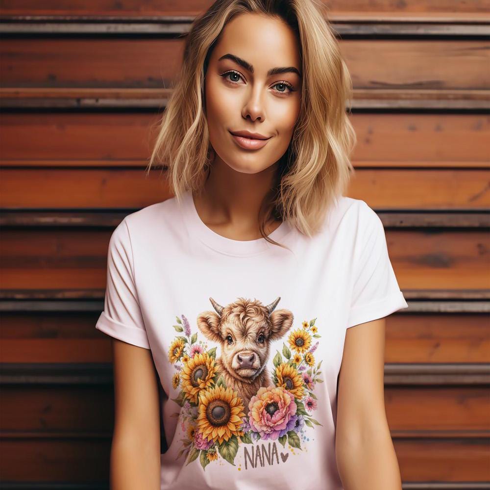 Nana Highland Cow PNG