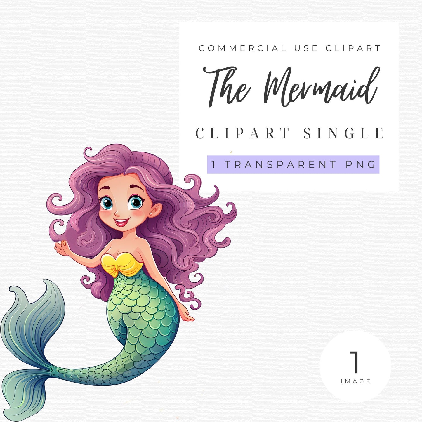 La sirena clipart