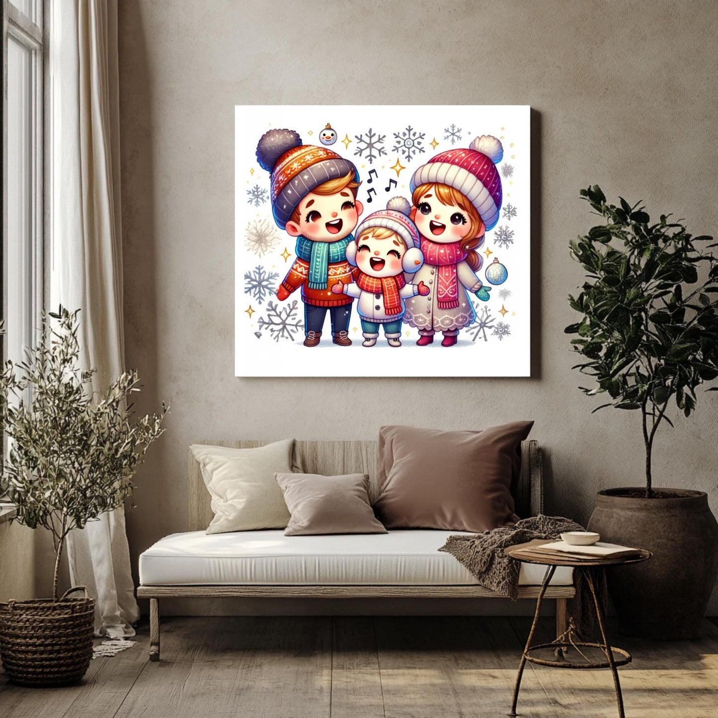 6 Christmas Caroler Clipart