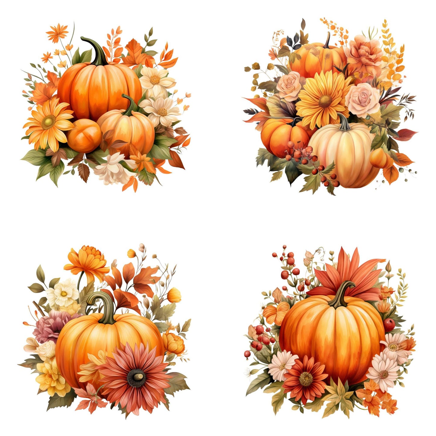 Pumpkin Bouquets