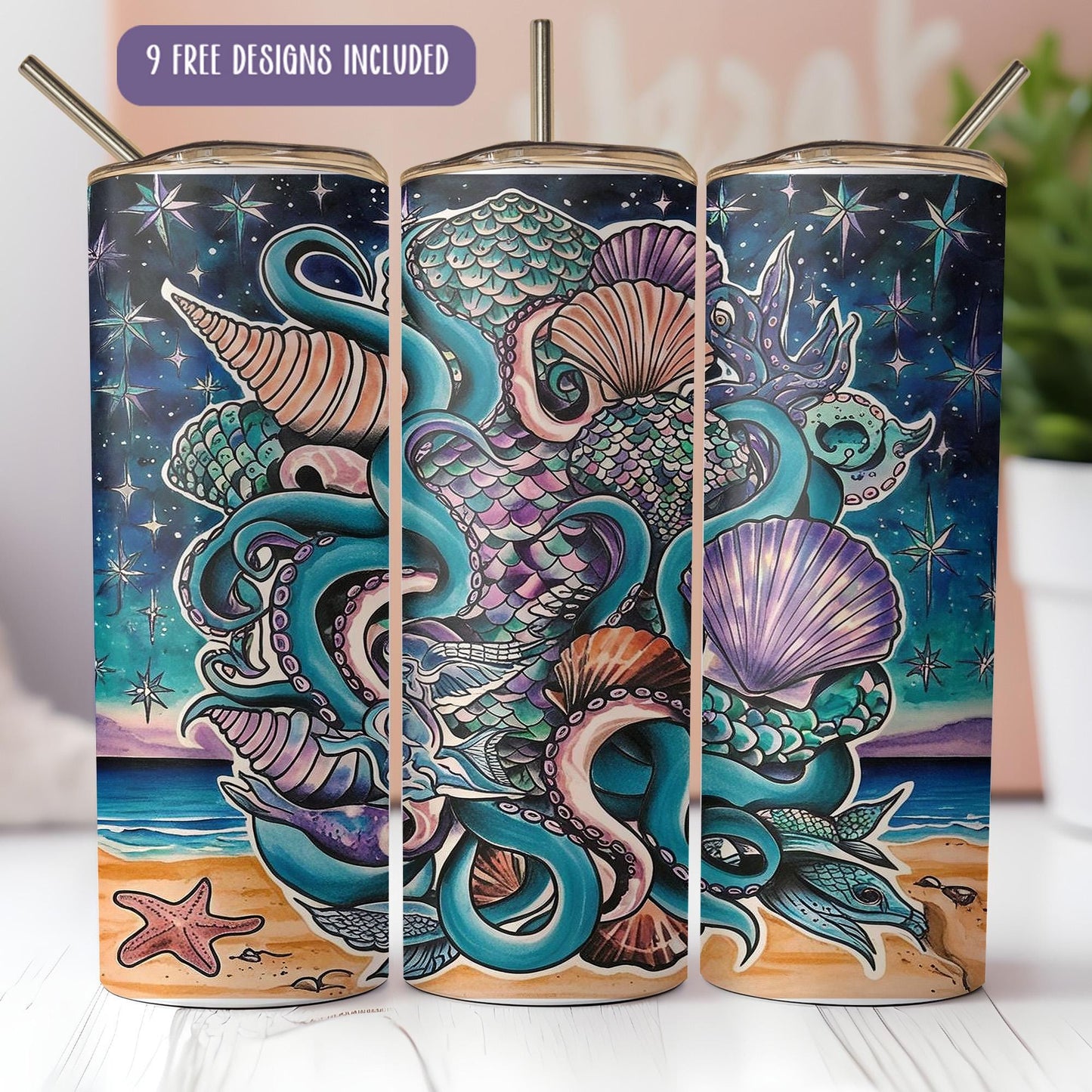 Sea witch 20oz Tumbler Wrap