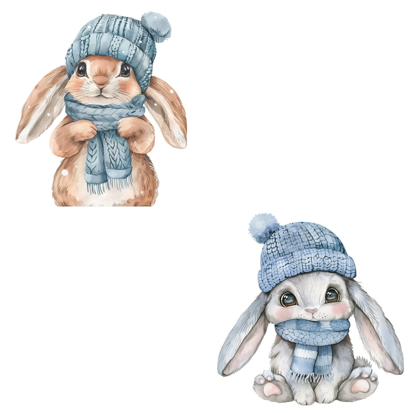 Cute Winter Bunny Clipart