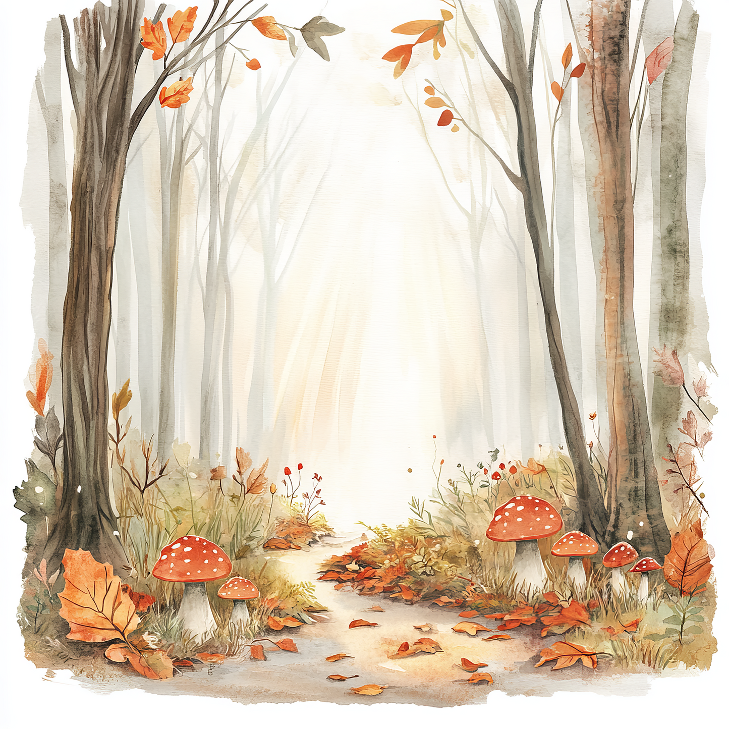 Fall Fairy Clipart PNG – Whimsical Autumn Fairies, Forest Elements & Magic Fairy Garden