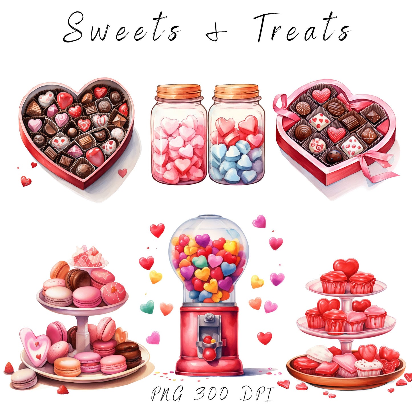 Valentines Candy Shop Clipart