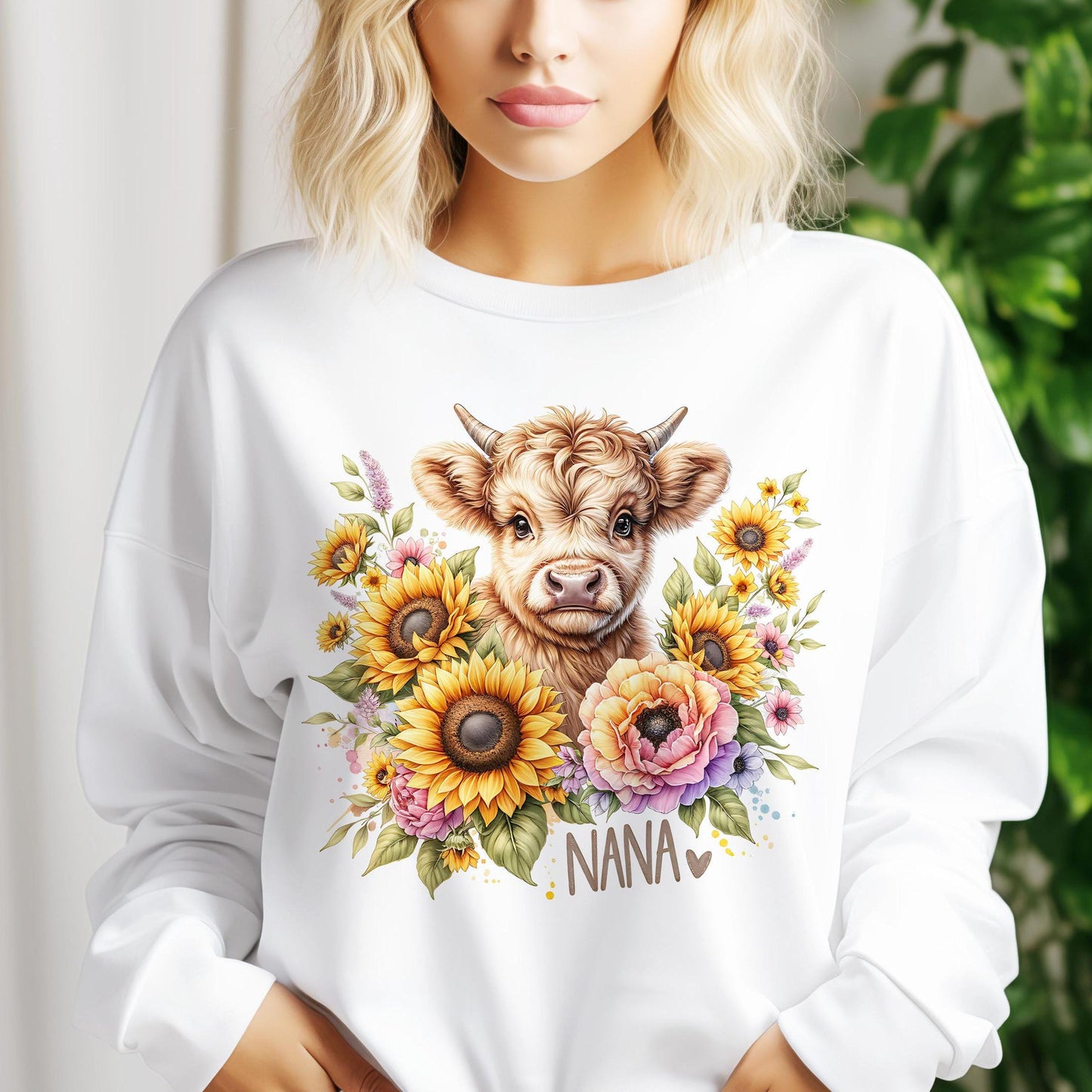 Nana Highland Cow PNG