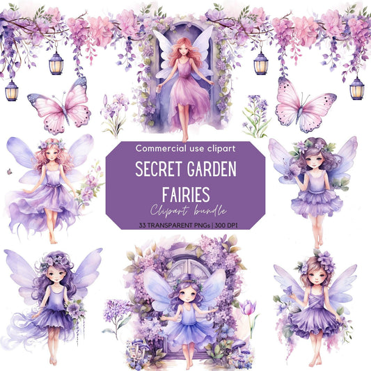 Lilac Fairy Clipart