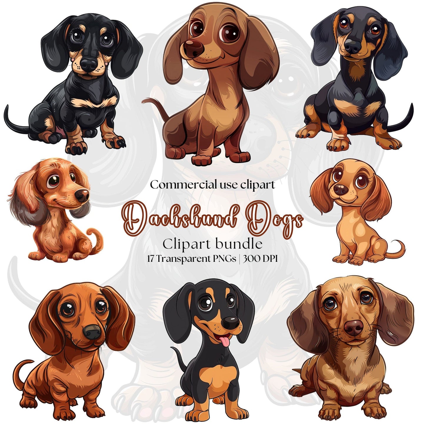 Dachshund Dog Clipart