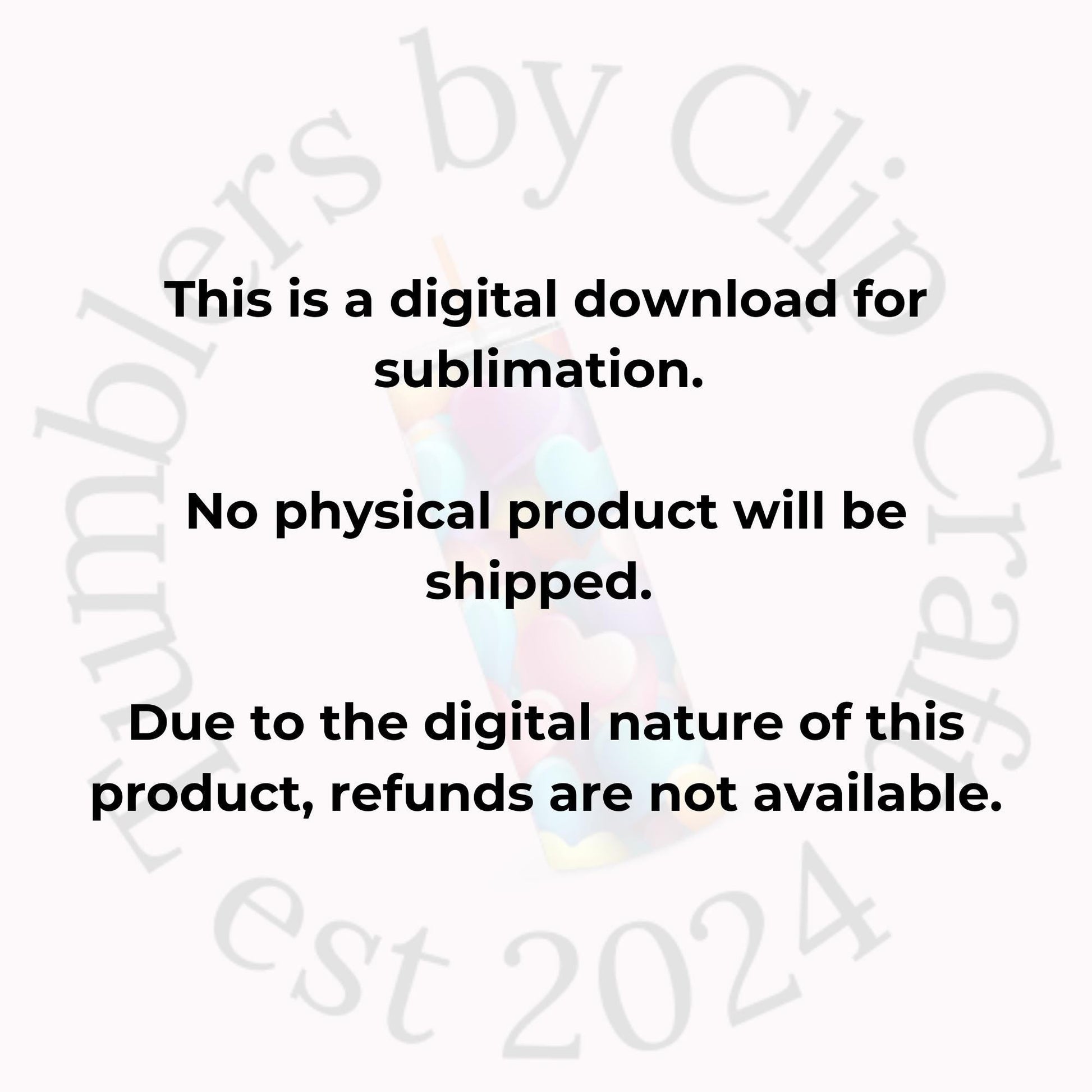 this is a digital download for sublimation no physical product will be shipped due