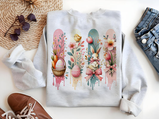 Cute Easter Brushstroke PNG