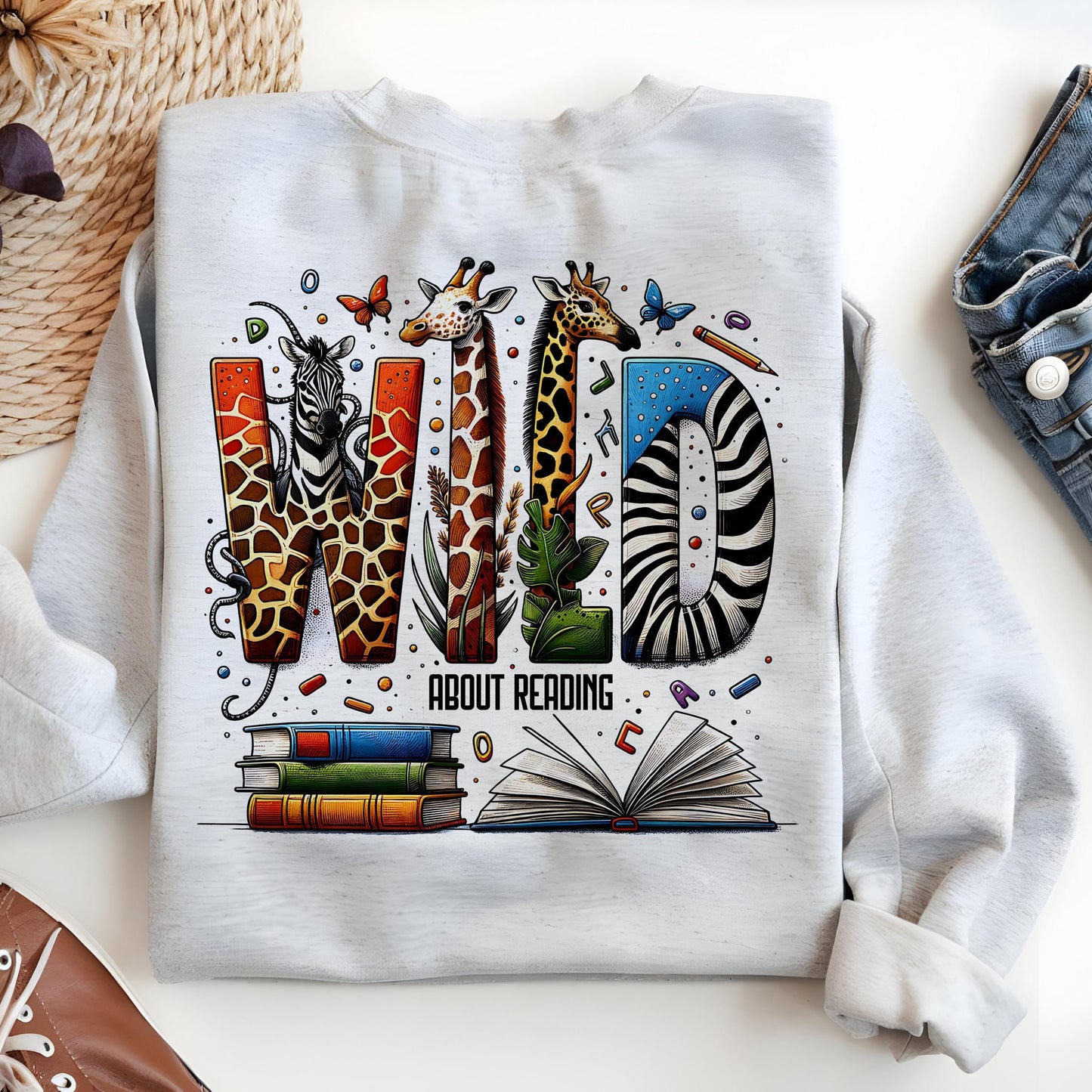 Wild About Reading PNG