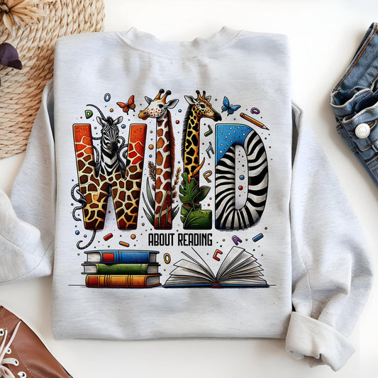 Wild About Reading PNG