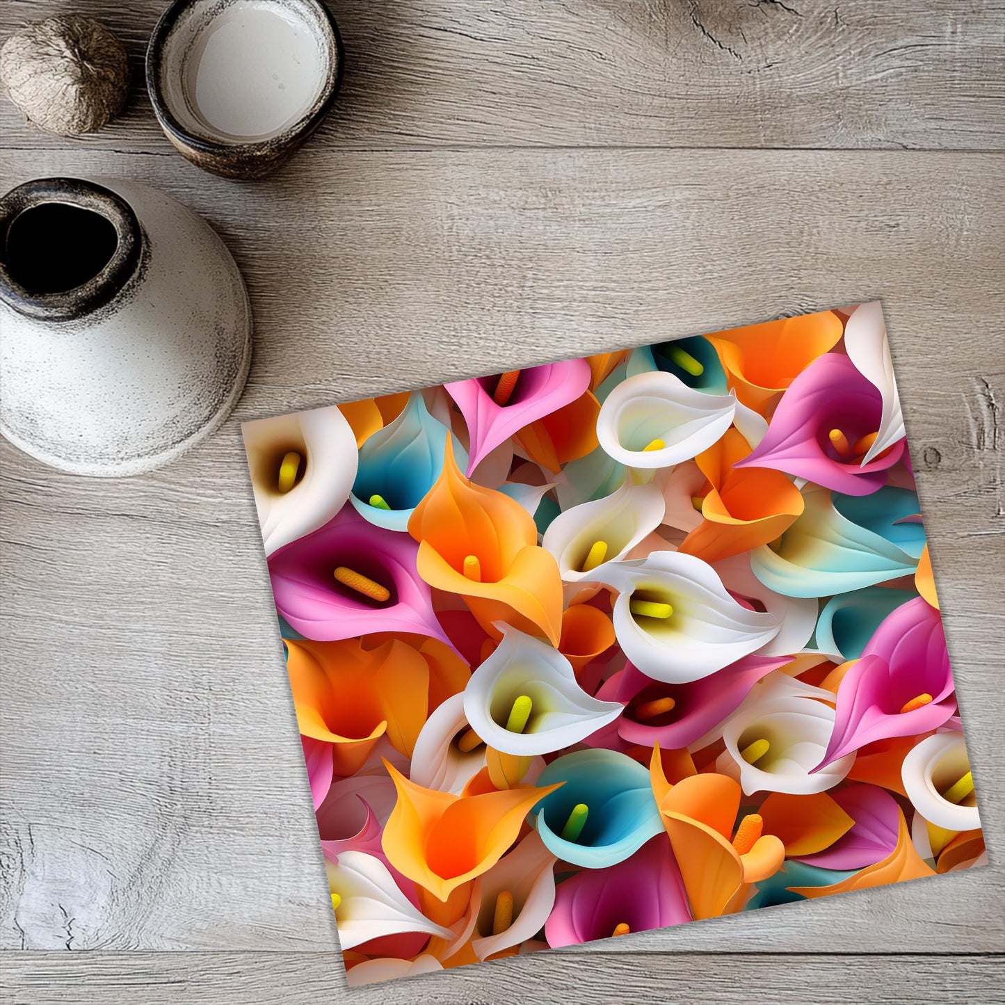 a picture of a bunch of flowers on a table