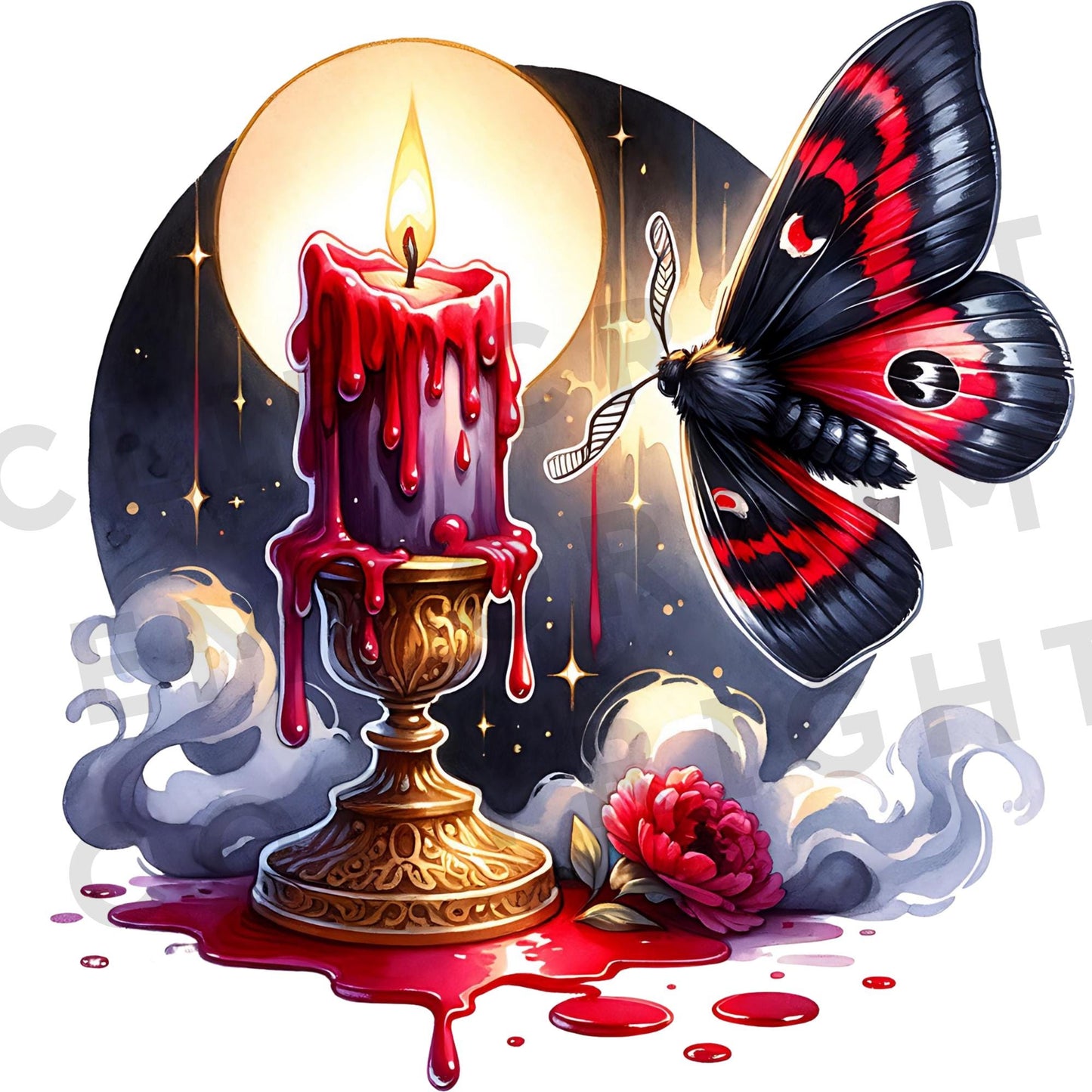 Dark Romance Clipart