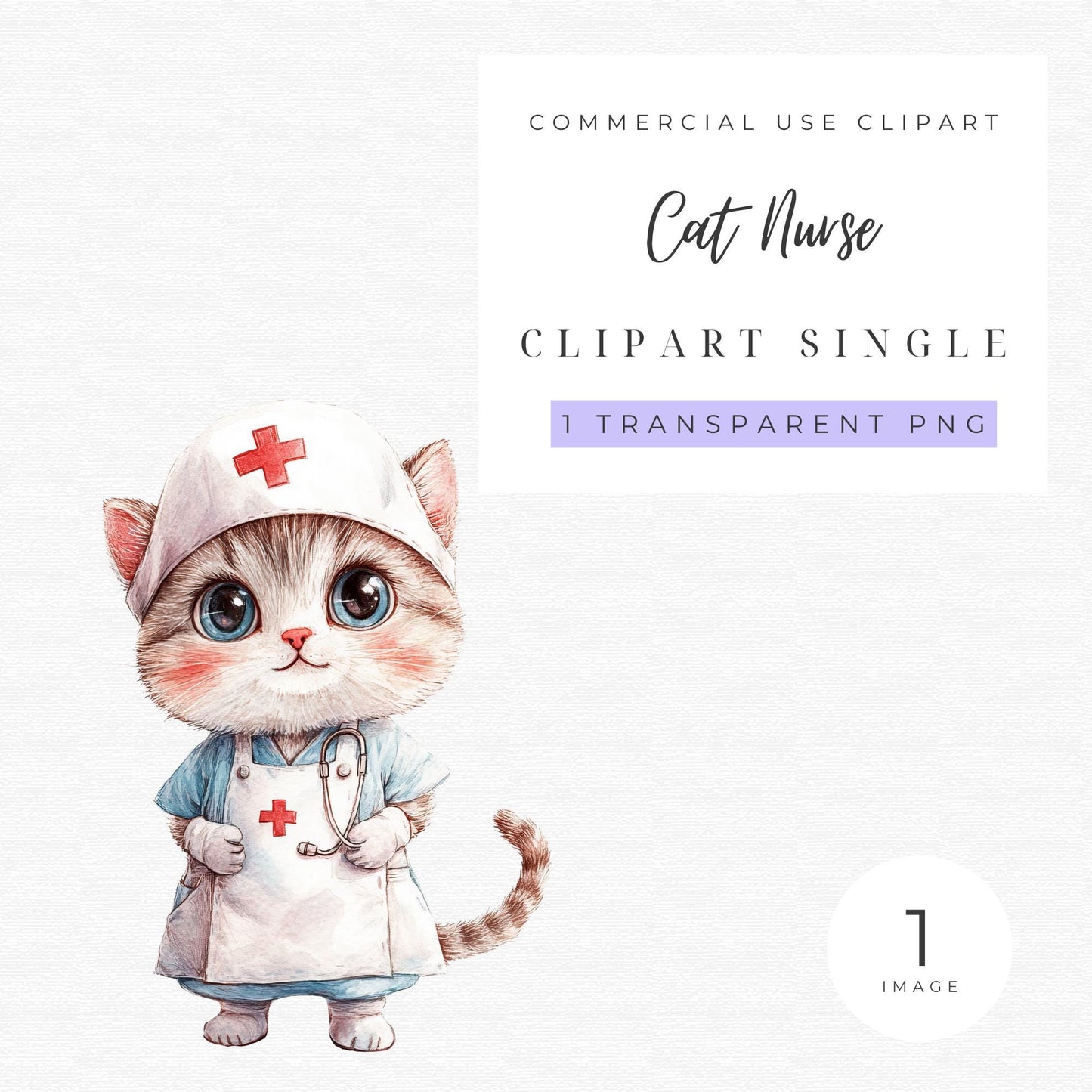 Nurse Cat Clipart