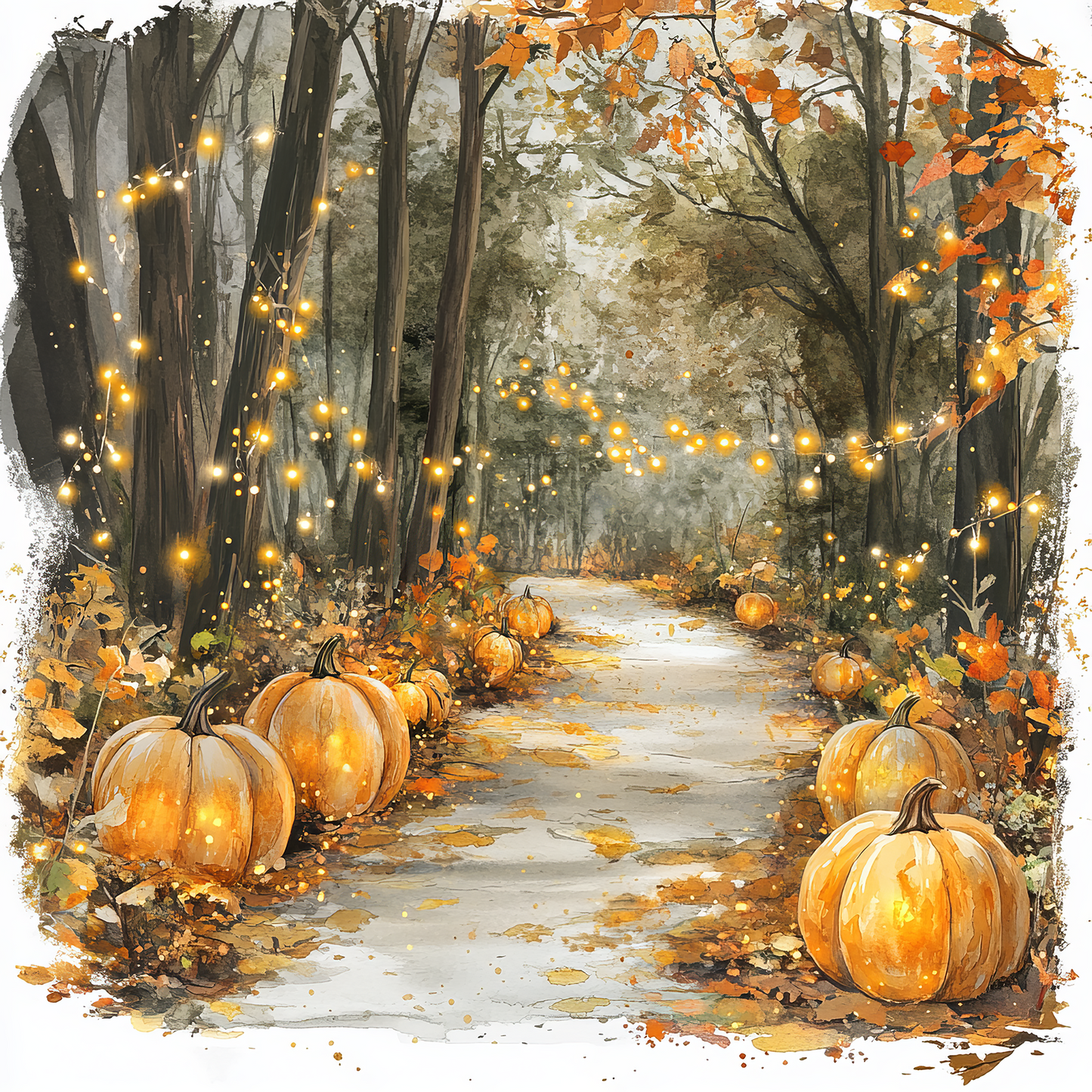 Fall Fairy Clipart PNG – Whimsical Autumn Fairies, Forest Elements & Magic Fairy Garden