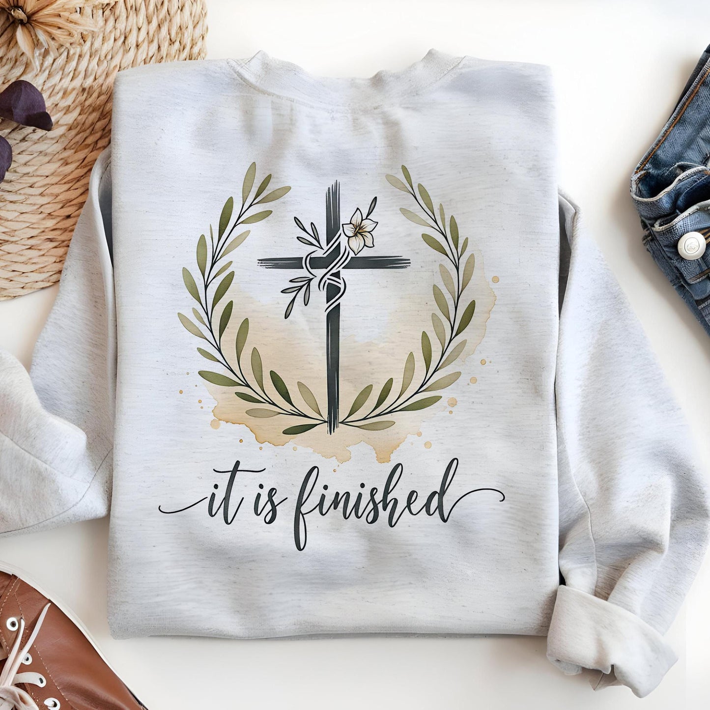 Christian Easter Sublimation Designs | Bible Verse Png | He Is Risen Png | Easter Shirt Png | Boho Wildflower Png | Digital Download