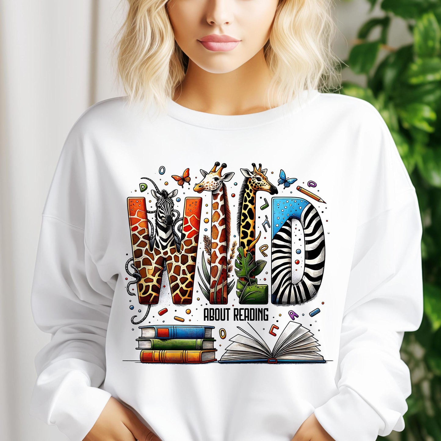 Wild About Reading PNG